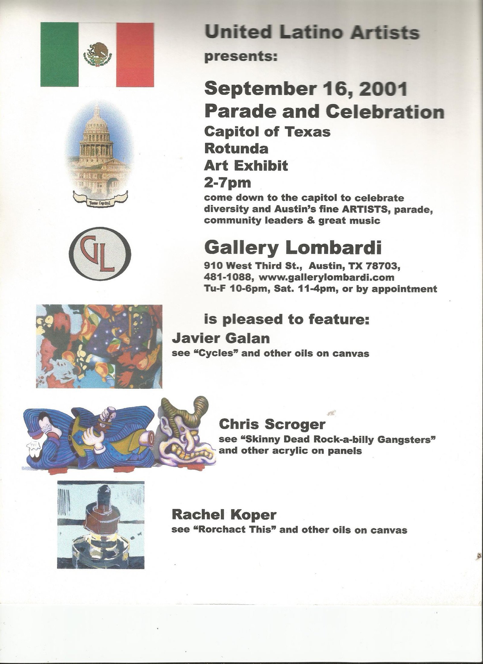 2001 — United Latino Artists parade & celebration