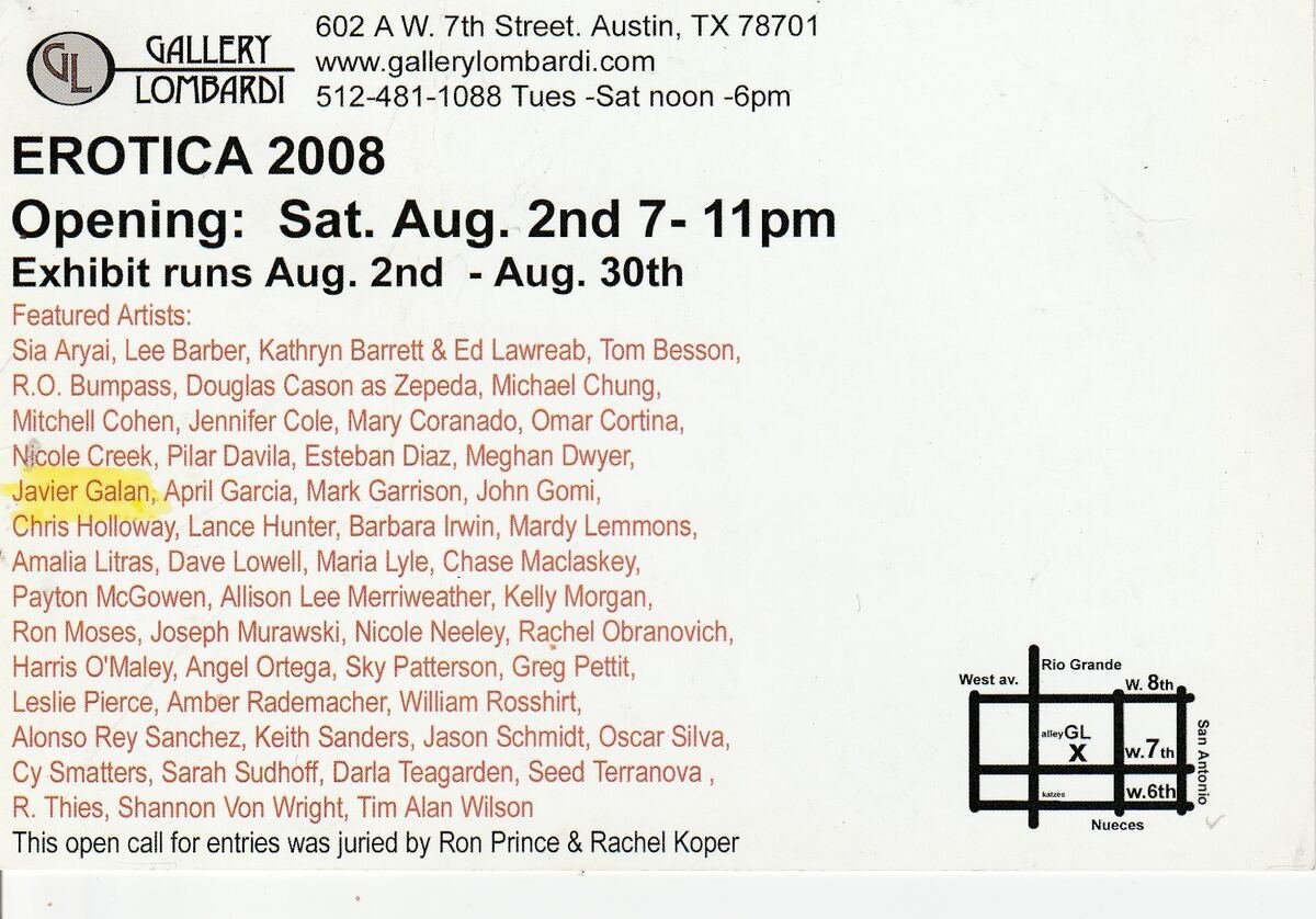 2008 — Erotica 2008 roster (Javier Galán)