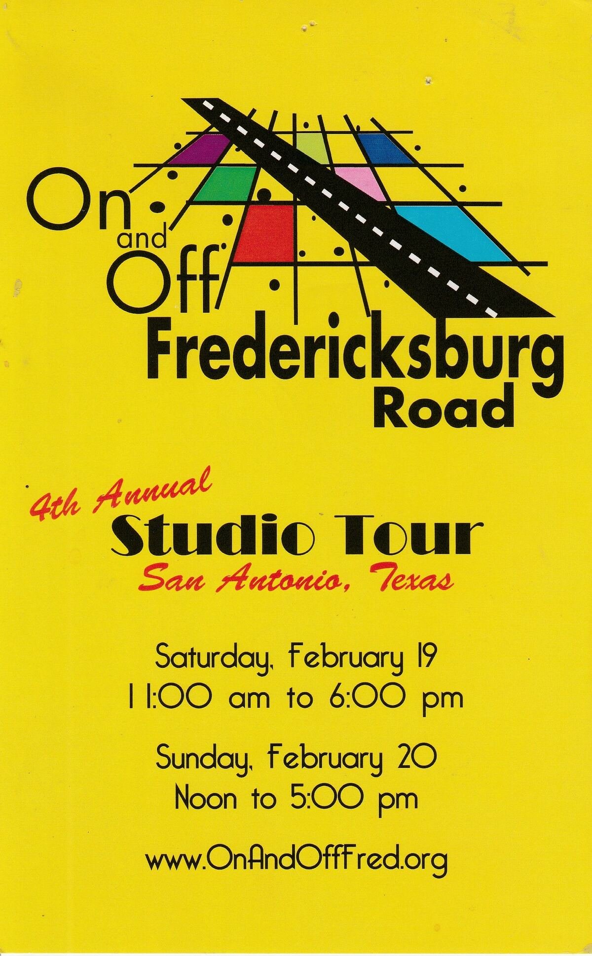 2011 — On and Off Fredericksburg Road Studio Tour